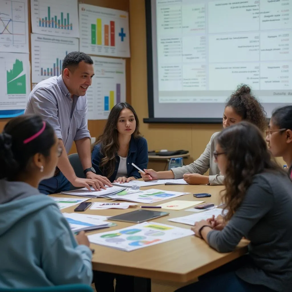 Equipo de InverColombia participando en programa de educación financiera