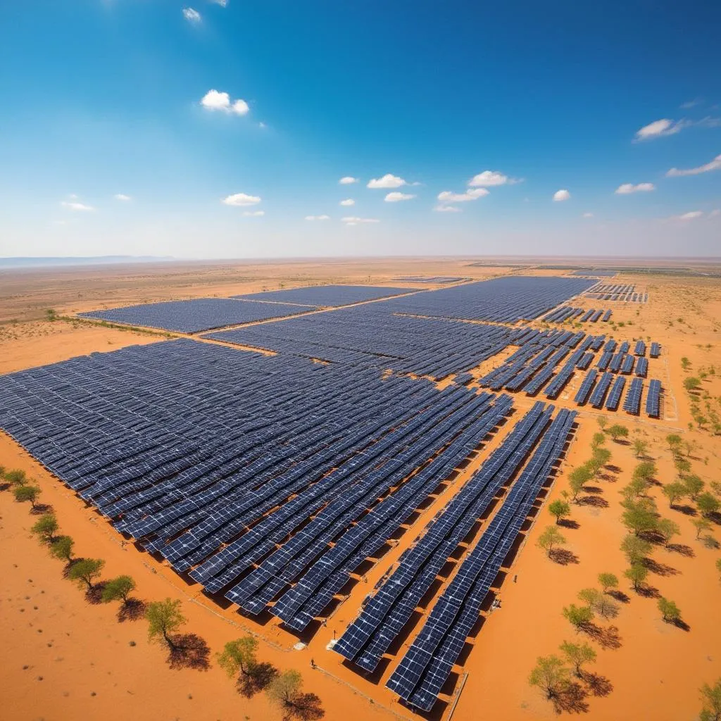 Parque de energía solar en La Guajira