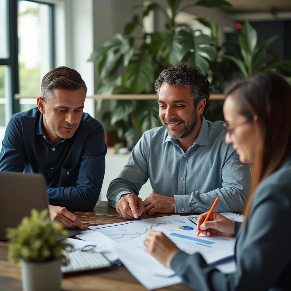 Profesionales analizando oportunidades de inversión en Colombia